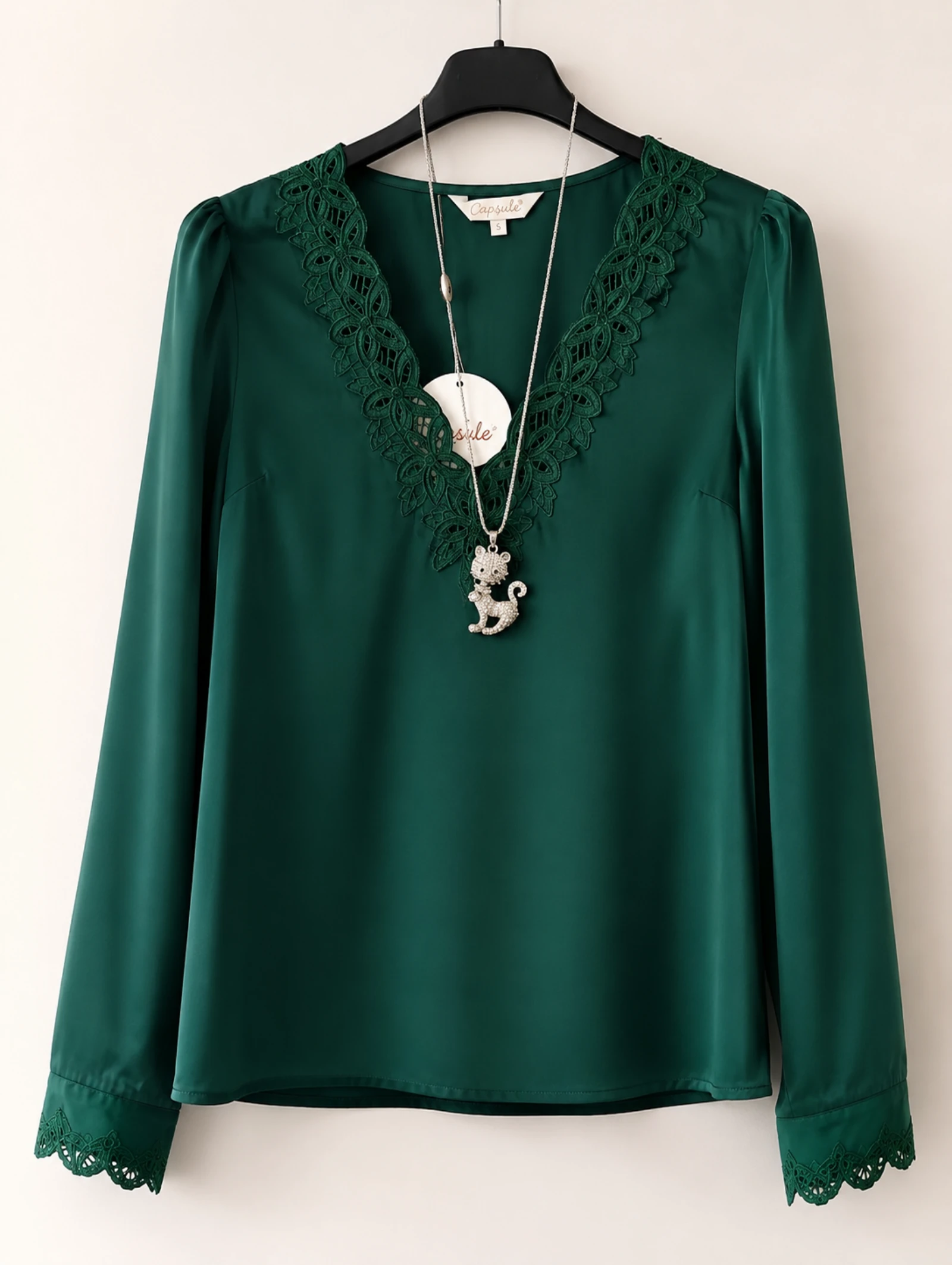 Blouse vert sapin 